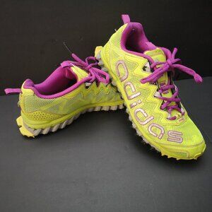 Adidas Torsion System Vigor TR Ladies Size 9.5 Lime Green & Hot Pink Sneakers